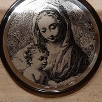 quadro/icona sacra " Madonna con il Bambin Gesu'" 