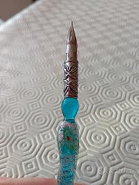 penna stilografica in vetro di Murano 