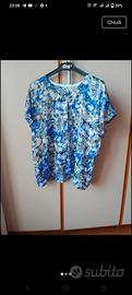 blusa a fiori
