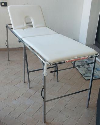 Lettino massaggio in metallo pieghevole
