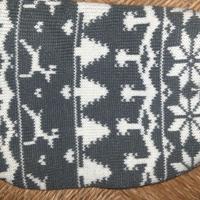 Dolcevita natalizio grigio cm 30 x cani