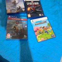 giochi PS4/ps5  a pezzo (spiderman non disponibil)