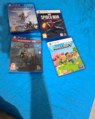 giochi PS4/ps5  a pezzo (spiderman non disponibil)