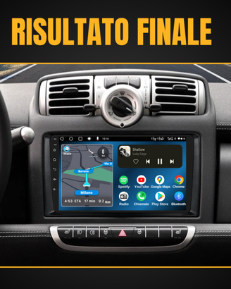 smart fortwo 451  KIT COMPLETO Autoradio android
