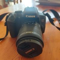 Canon 750d + custodia + cavalletto hama