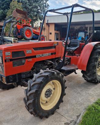 TRATTORE AGRICOLO USATO SAME EXPLORER 80 DT BASSO