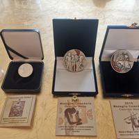 Monete  argento commemorative della Zecca italiana