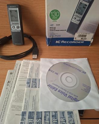 Registratore Sony con Scatola 