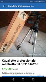 Cavalletto fotografico Manfrotto