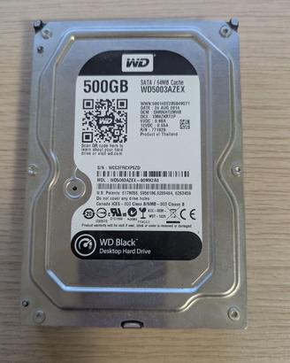Hard Disk WD 500GB Western Digital WD5003AZEX