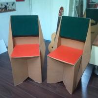 sedie ecosostenibili in cartone robustissime