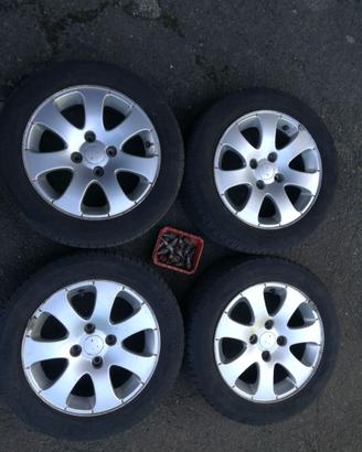 4x Cerchi in lega 15"  Citroen C3 e compatibili