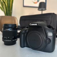 Canon EOS 2000D + Obiettivo Canon EF-S 18-55mm IS