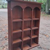 Libreria a scaffale in legno 