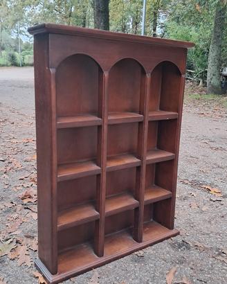 Libreria a scaffale in legno 