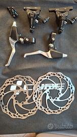 impianto completo freno a disco 160mm meccanico 