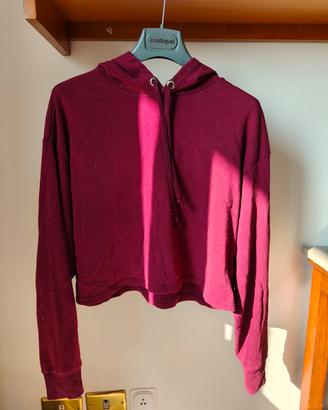 felpa bordeaux H&M
