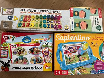 Sapientino Clementoni e giochi Bing