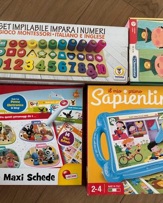 Sapientino Clementoni e giochi Bing