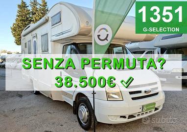 CAMPER RIMOR FORD MANSARDATO 7 POSTI DOPPIA DINETT