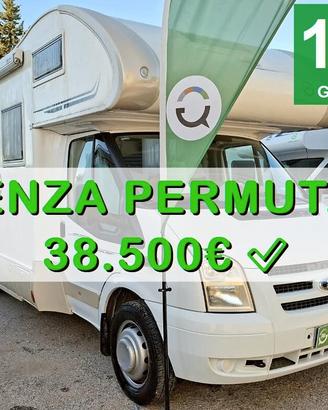 CAMPER RIMOR FORD MANSARDATO 7 POSTI DOPPIA DINETT