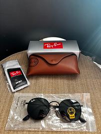 Ray-Ban RB3447 Montatura Nera Rotonda