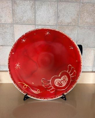 Piatto THUN Limited Edition 2009 Rosso con Cuore