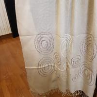 scialle in lana off white