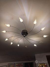 Elegante lampadario a soffitto con 12 luci