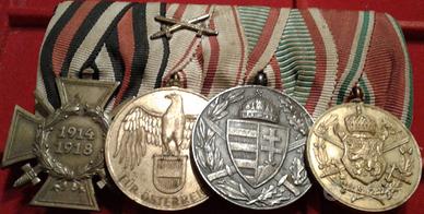Medagliere WW1 AustriaUngheria Prussia Bulgaria RR