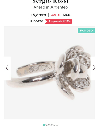 Anello Sergio Rossi