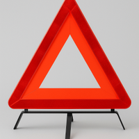 Kit Emergenza Auto Triangolo Omologato + Lampadine