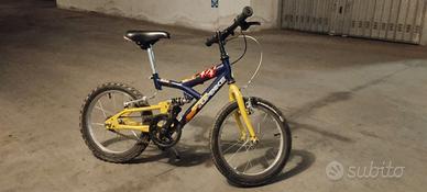 Bici 16" ammortizzata freni nuovi