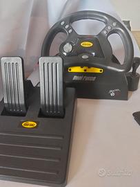 Volante Mad Catz Dual Force PS1/PS2 + pedaliera