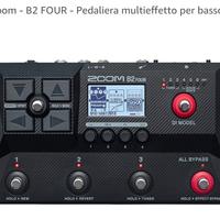 Zoom - B2 FOUR - Pedaliera multieffetto per basso
