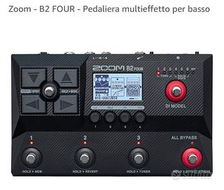 Zoom - B2 FOUR - Pedaliera multieffetto per basso
