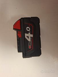 Batteria milwaukee 18v4ah