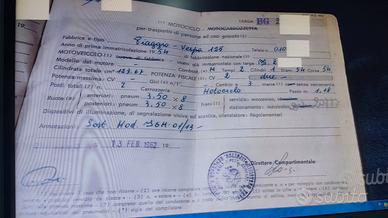 Vespa farobasso 54 collezionismo