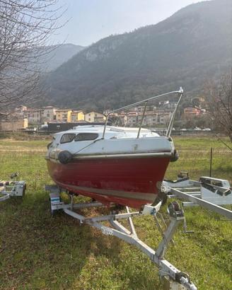 Cabinato con motore Evinrude 25