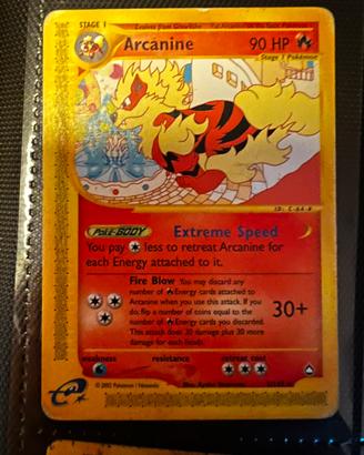 Pokémon Arcanine 2/147 Aquapolis e-read ENG NO HOL