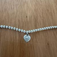 Bracialetto argenti con charm cuore