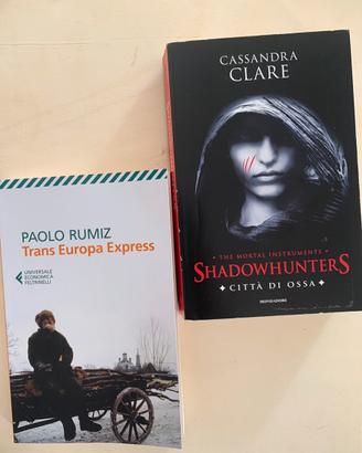 Due libri - Shadowhunters e Trans Europa Express