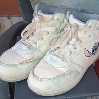 scarpe bambina n.34 bianche stitch