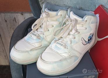 scarpe bambina n.34 bianche stitch