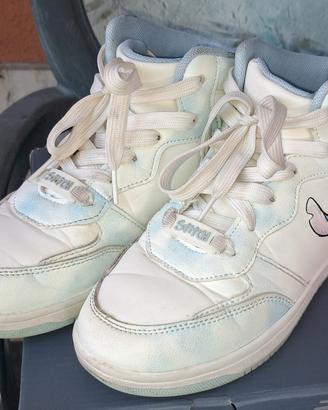 scarpe bambina n.34 bianche stitch