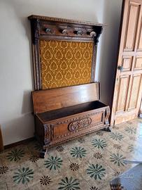 cassapanca più appendiabiti