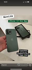 iPhone 13 pro max verde prezzo bomba
