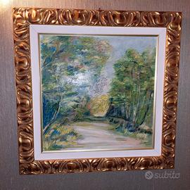 QUADRO OLIO SU TELA TOSCANA