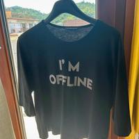 Maglia nera da donna