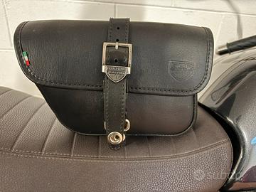 Borsa pelle fianchetto moto